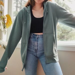 Oversized Zip Up Hoodie